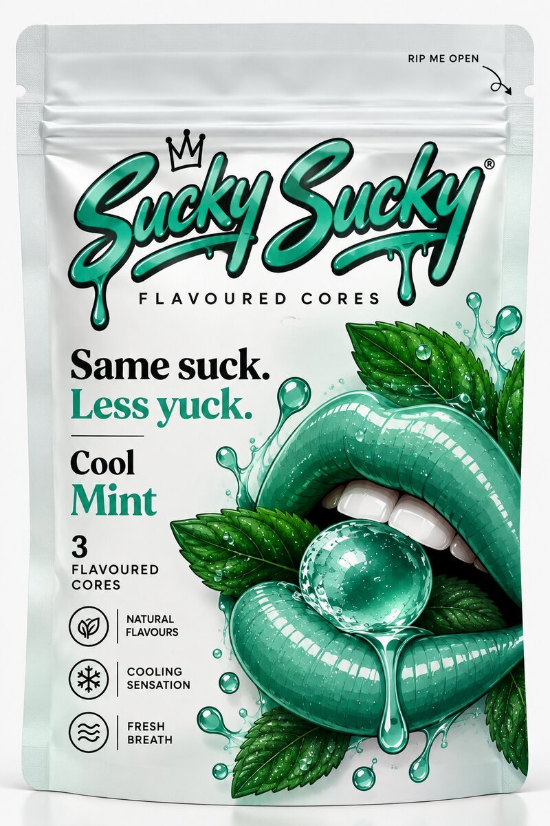Mint flavoured cores